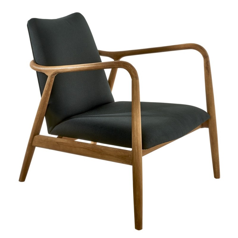 Nuchter Horzel ik heb het gevonden pols potten charles fauteuil design retro scandinave noir 550-020-086 -  Kdesign