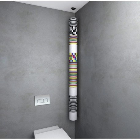 Porte rouleau papier wc à droite ou à gauche série Qubo