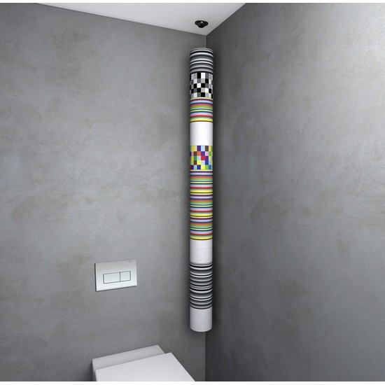 Double porte-rouleaux mural pour papier toilette standard - SUPRATECH 