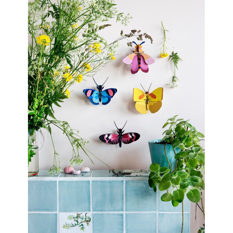 Papillon géant de papier, décor de mur de papillon, grand papillon,  décoration de papillon -  France