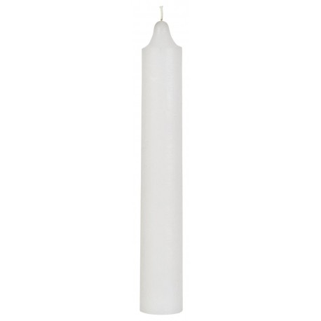 grande bougie chandelier rustique blanche ib laursen 25 cm