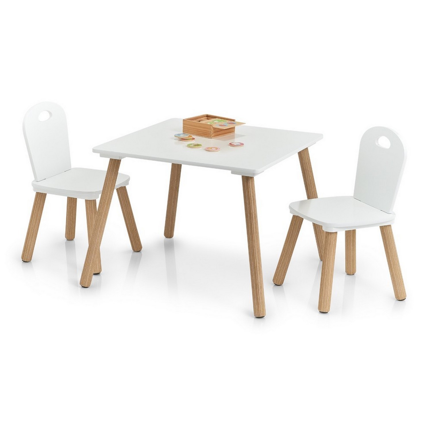 Table d'enfant avec 2 chaises - Sièges Activity- Table d'artisanat