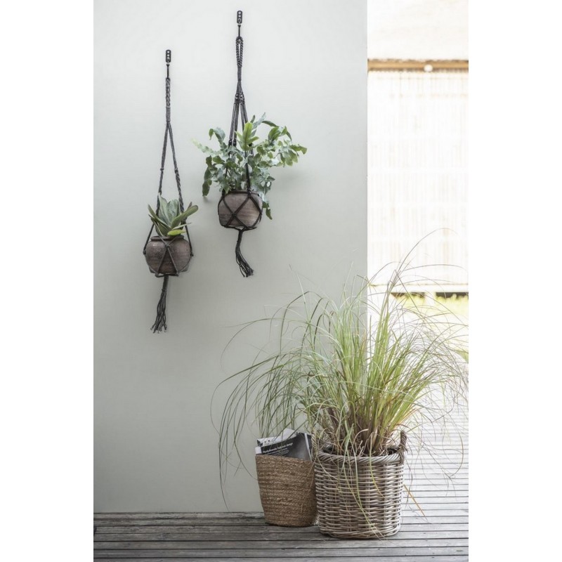 Black)Crochets de panier suspendu en métal, acier solide noir avec vis  support pour plantes d'extérieur crochet mural pour plantes - Cdiscount  Jardin