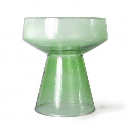 rundes Schlafsofa aus grünem von Hkliving Glas
