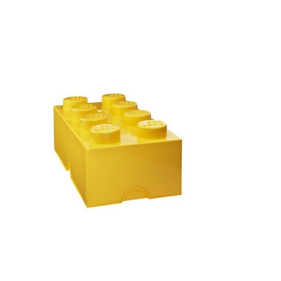 Lego Rangement Brique 8 Jaune Salle de Jeux Enfants Meuble