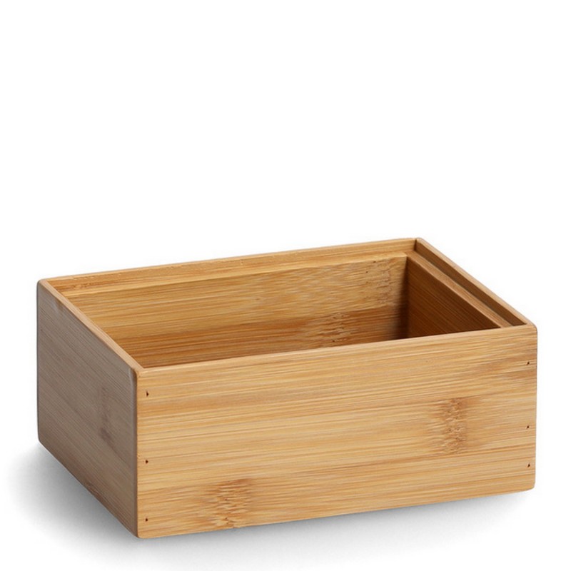 Petite boite avec couvercle en bois massif de pin zeller 13150 - Kdesign
