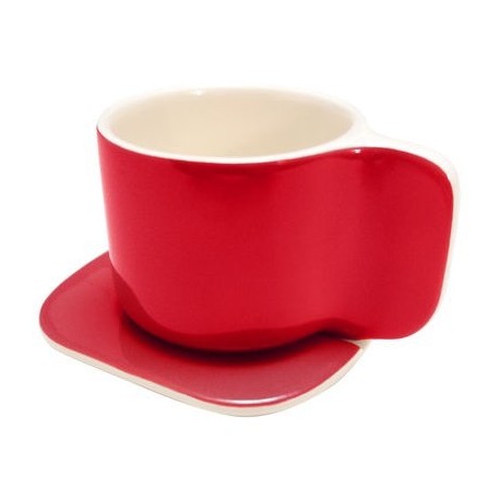 Tasse à café design rouge ti sentou