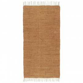 petit tapis de chambre marron coton ib laursen